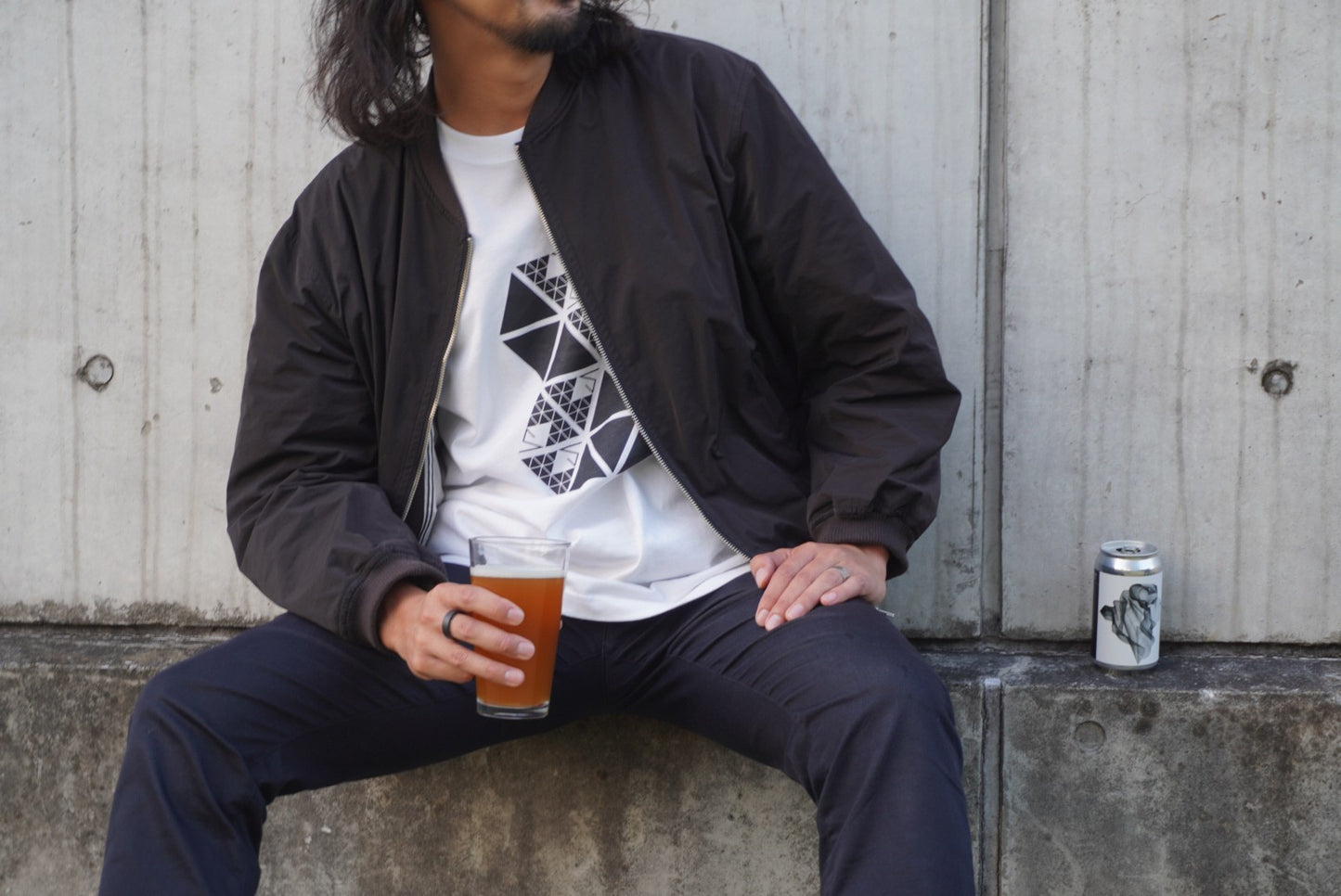 BSロゴ Tシャツ(白)