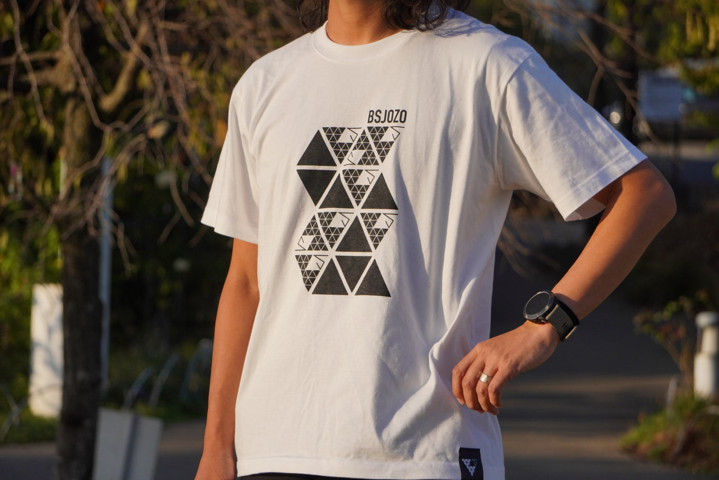 BSロゴ Tシャツ（白）